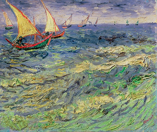 Vincent van Gogh - Meer bei Saintes-Maries 
