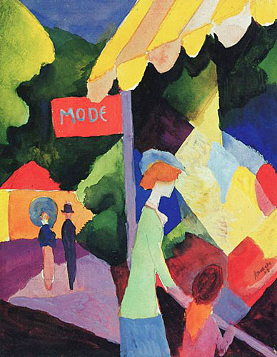 August Macke - Modefenster