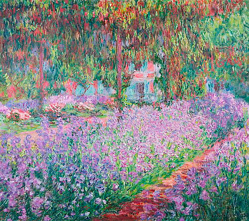 Claude Monet - Monet`s Garten in Giverny