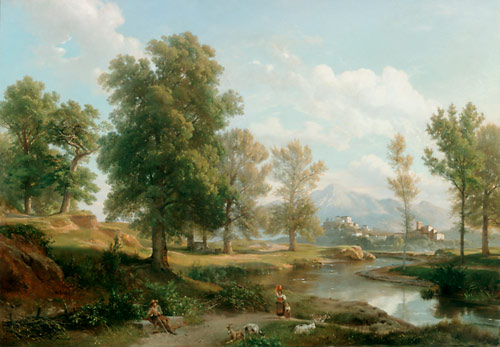 Carl Hummel - Monticelli bei Tivoli