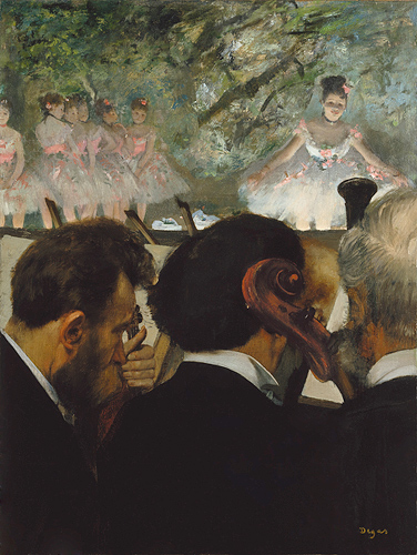 Edgar Degas - Musiciens à l'Orchestre