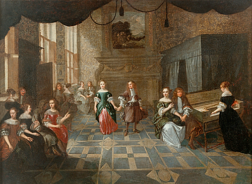 Hieronymus Janssens - Musik und Tanz im Schlosssaal