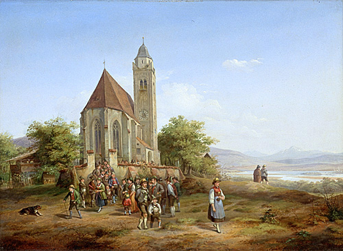 Joseph Heinrich Ludwig Marr - Nach dem Kirchgang