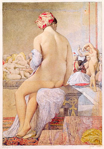 Jean Auguste Dominique Ingres - Odalisque