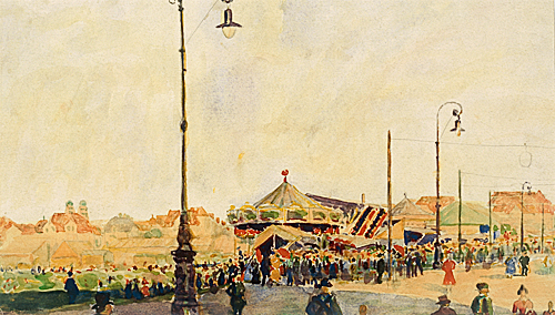 Hans Christiansen - Oktoberfest in München