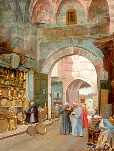 Filippo Bartolini - Orientalische Bazarszene