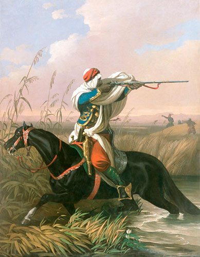 Karoly Jakobey - Orientalischer Fürst auf der Jagd