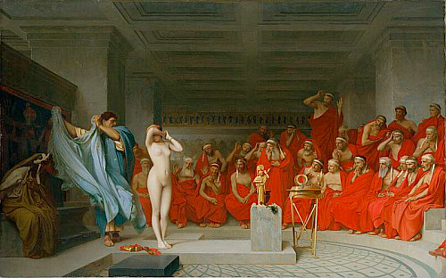 Jean-Léon Gérôme - Phryne vor der Jury