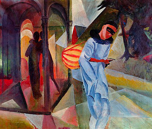 August Macke - Pierrot