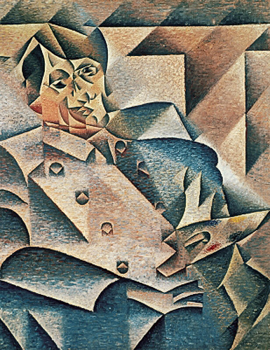 Juan Gris - Portrait von Pablo Picasso