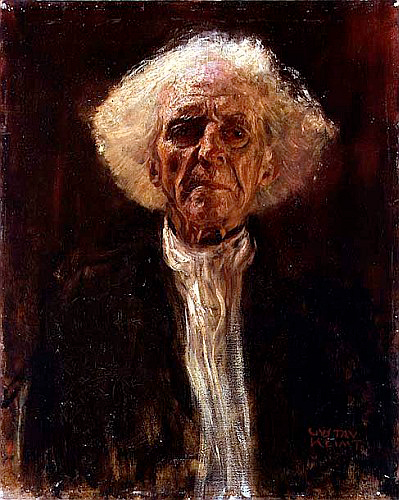 Gustav Klimt - Portraitstudie eines Blinden 