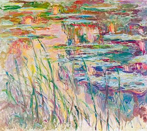 Claude Monet - Reflexionen auf dem Wasser