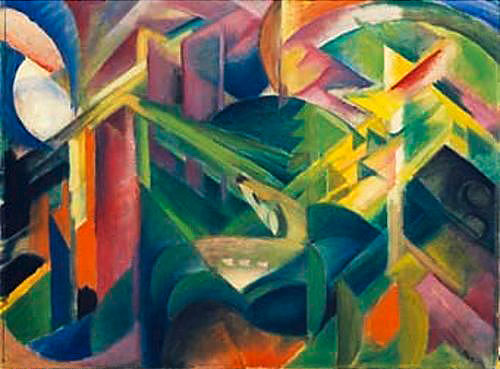 Franz Marc - Reh im Klostergarten