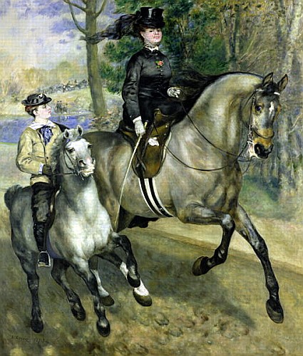 Pierre-Auguste Renoir - Reiterinnen im Bois de Boulogne