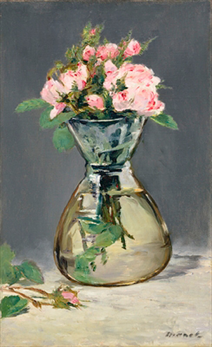 Edouard Manet - Rosen in einer Vase