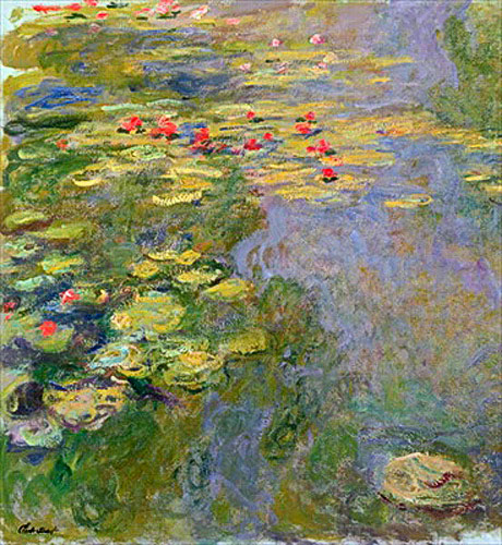 Claude Monet - Rote Seerosen
