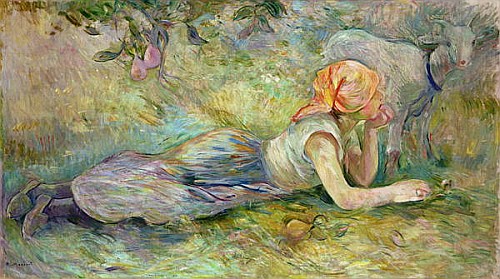 Berthe Morisot - Schäferin  rastet 1891