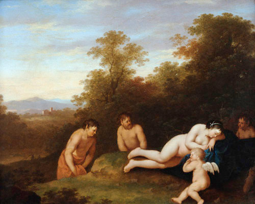 fläm. Mythologiemaler - Schlafende Venus