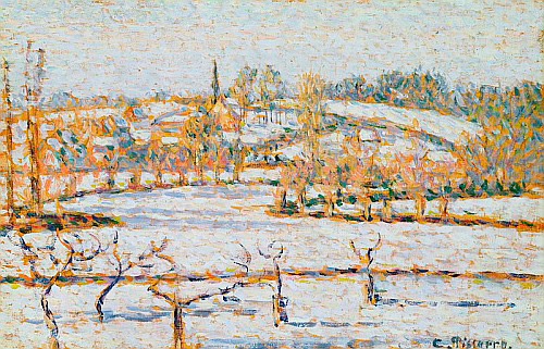 Camille Pissarro - Schnee bei Eragny