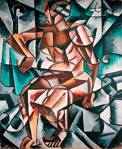 Lyubov Sergeevna Popova - Sitzende Figur