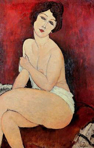 Amadeo Modigliani - Sitzender Akt