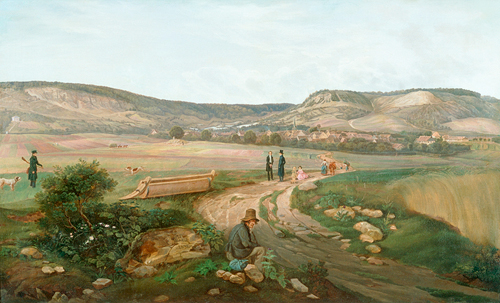 Wilhelm Eichler - Sonntag an einem Dorfrand im Harz 