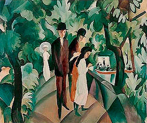 August Macke - Spaziergang