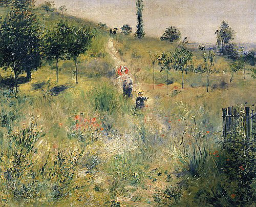 Pierre-Auguste Renoir - Spaziergang im hohen Gras