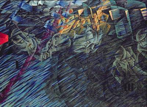 Umberto Boccioni - States of Mind: Those Who Go