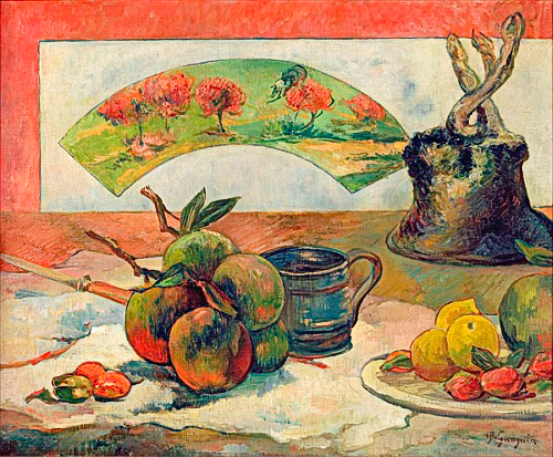 Paul Gauguin - Stilleben mit Fächer