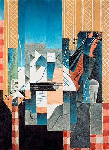 Juan Gris - Stilleben mit Violine und Gitarre