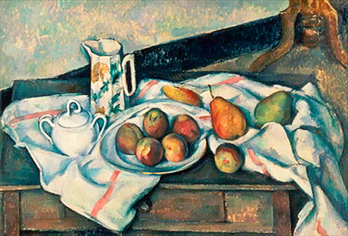 Paul Cézanne - Stillleben mit Pfirsichen und Birnen