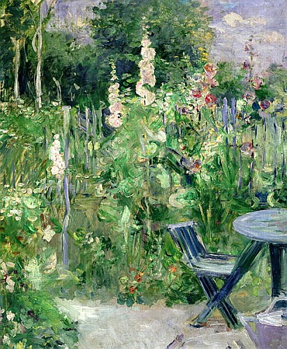 Berthe Morisot - Stockrosen 1884