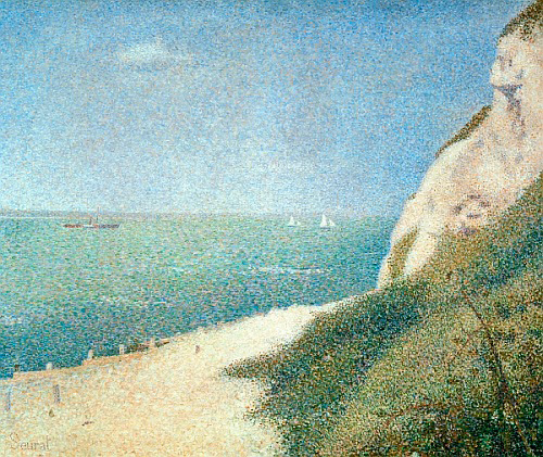 Georges-Pierre Seurat - Strand bei Bas Butin, Honfleur