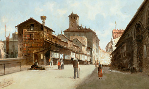 August von Siegen - Straße in Florenz