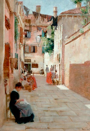 Richard Lipps - Straße in Sevilla