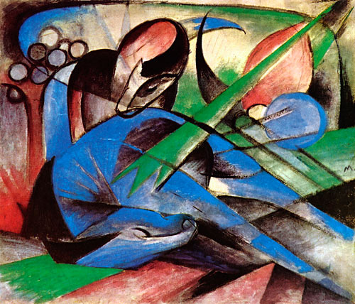 Franz Marc - Träumendes Pferd