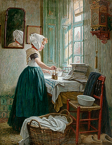 Hermann Knopf - Träumerei bei der Arbeit