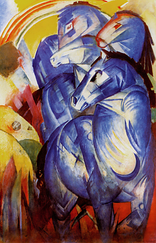 Franz Marc - Turm der blauen Pferde