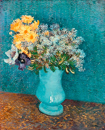 Vincent van Gogh - Vase mit Blumen