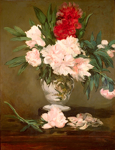 Edouard Manet - Vase mit Peonien