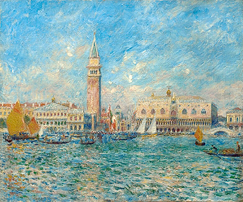 Pierre-Auguste Renoir - Venedig mit Dogenpalast