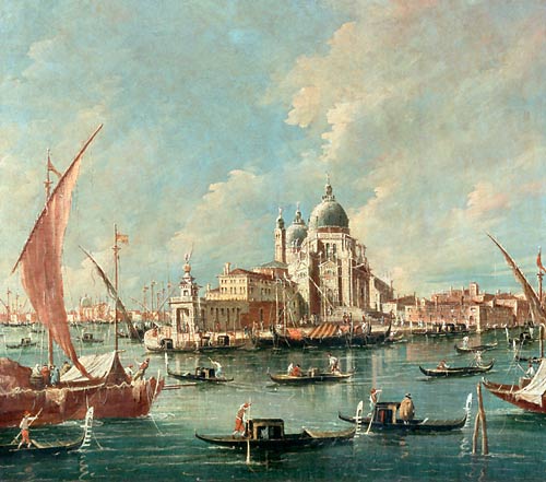  ital. Vedutenmaler - Venedig, Santa Maria della Salute