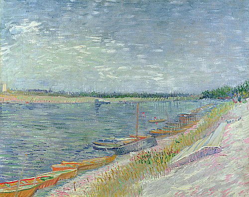 Vincent van Gogh - Vertäute Boote