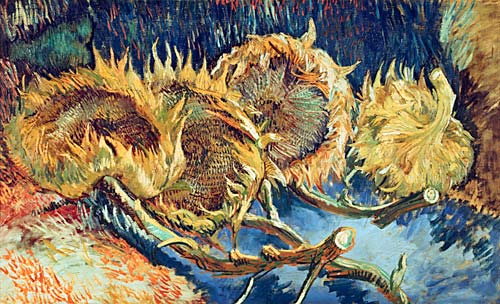 Vincent van Gogh - Vier abgeschnittene Sonnenblumen