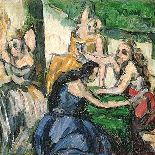 Paul Cézanne - Vier Frauen in einem Raum