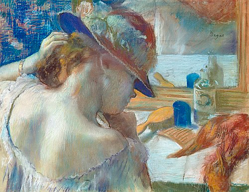 Edgar Degas - Vor dem Spiegel
