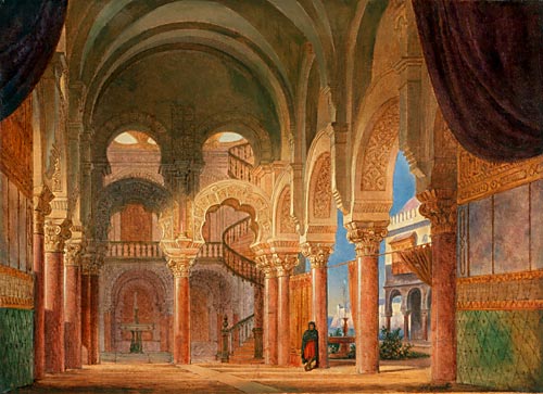 Carl Georg Anton Graeb - Vorhalle der Zisa bei Palermo