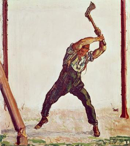 Ferdinand Hodler - Waldarbeiter