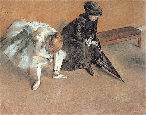 Edgar Degas - Warten
